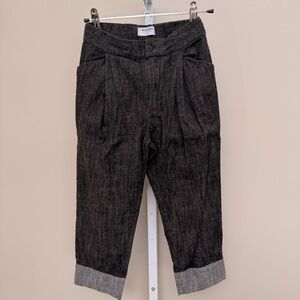 Motoreta Kids  Dark Gray Cropped Jeans size 6/7